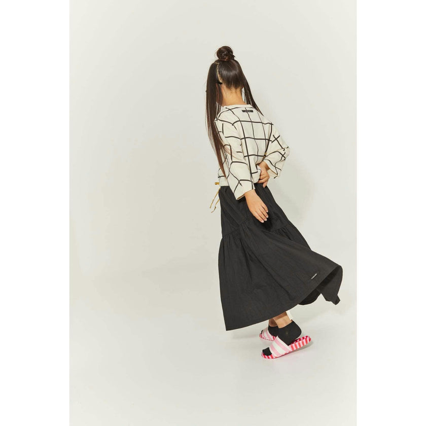 Trapeze Crop Long-Sleeve