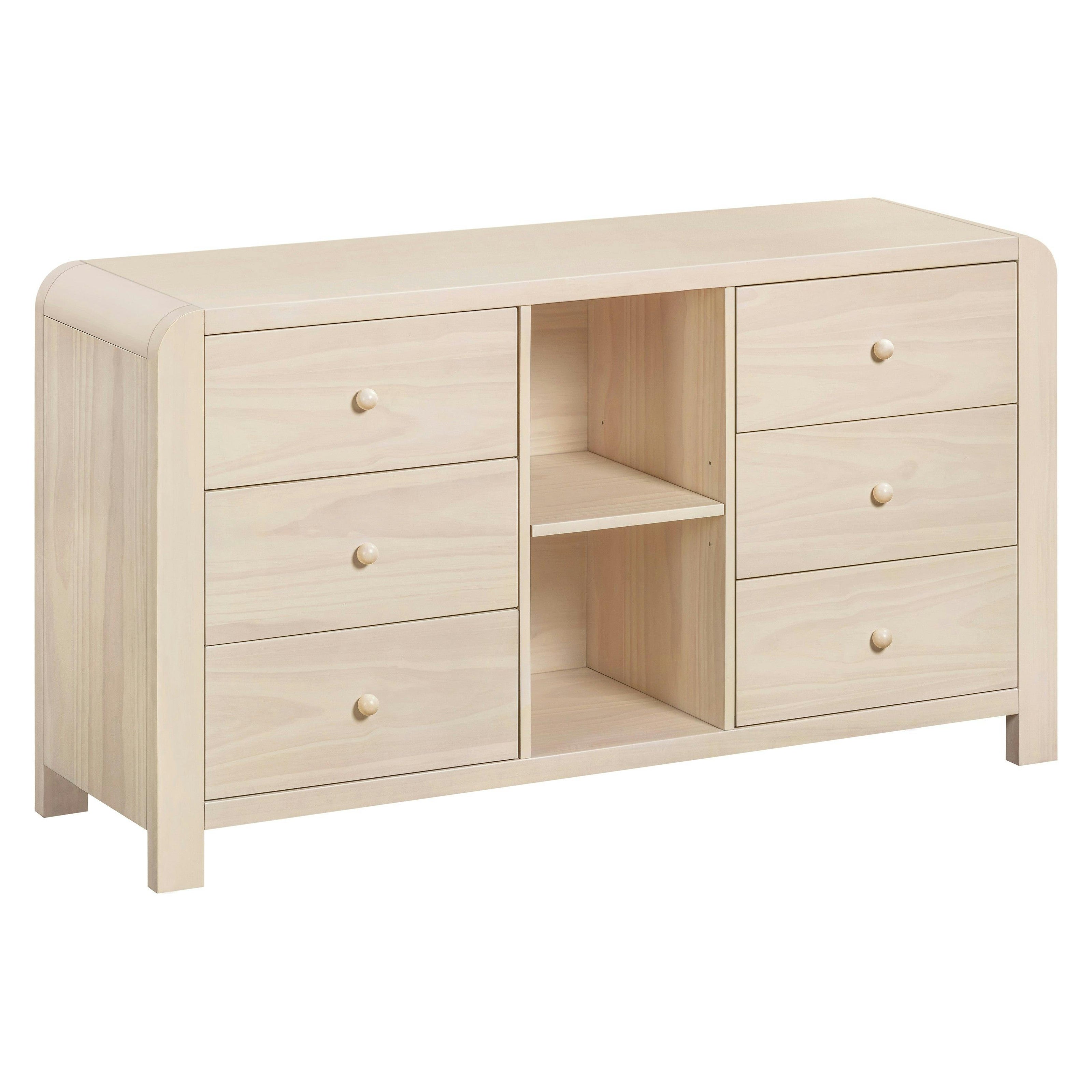 Babyletto Kids TipToe 6-Drawer Assembled Dresser with Cubbies