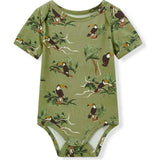 Cotton Stretch Short Sleeve One Piece