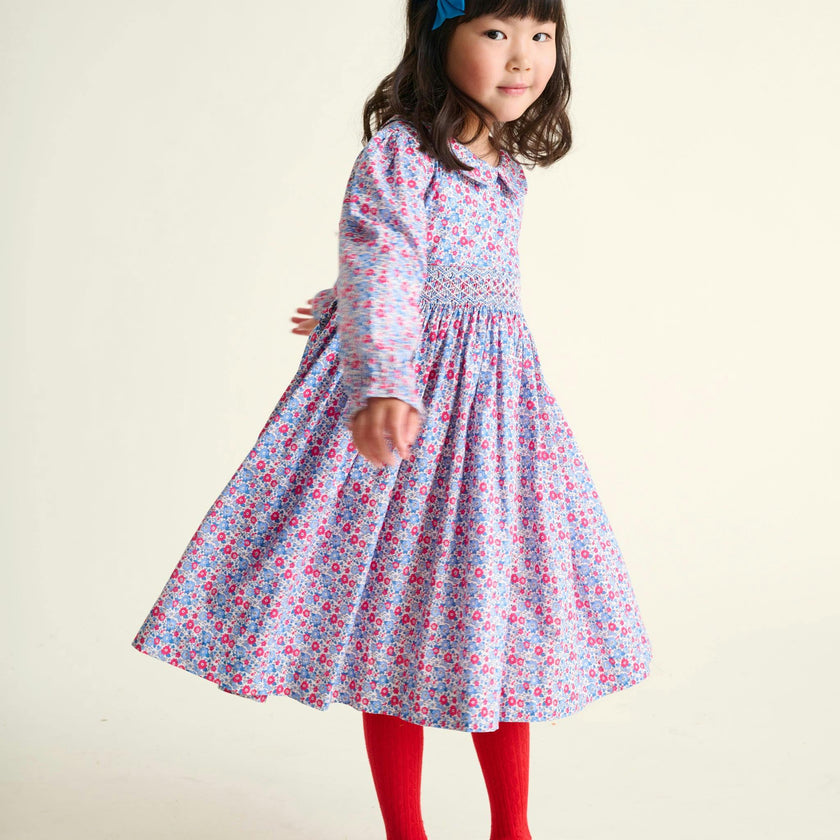Smocked Girls Dress Frida