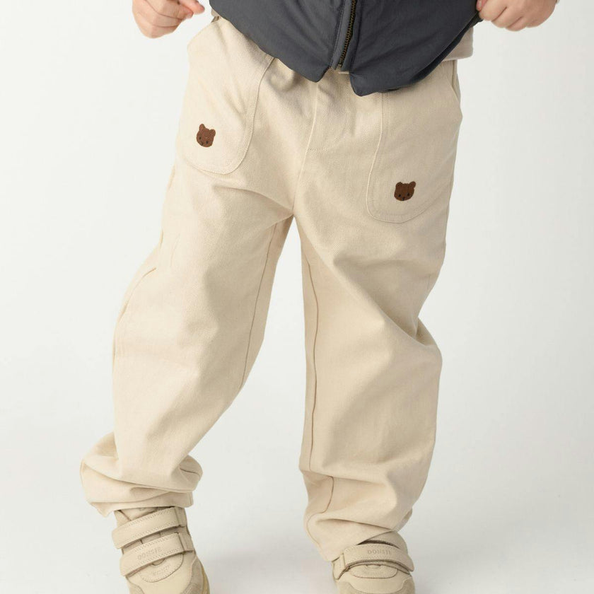 Kassim Trousers | Bear | Biscotti