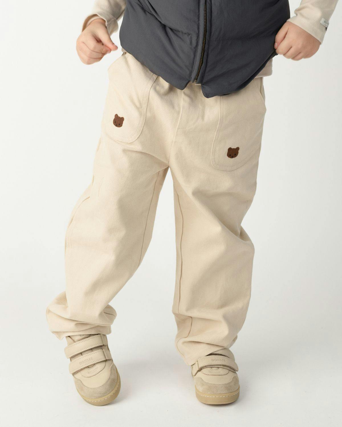 Kassim Trousers | Bear | Biscotti