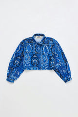 CARPET MICROCORDUROY SHIRT BLUE