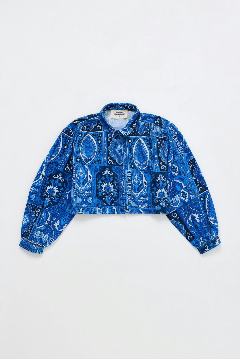CARPET MICROCORDUROY SHIRT BLUE