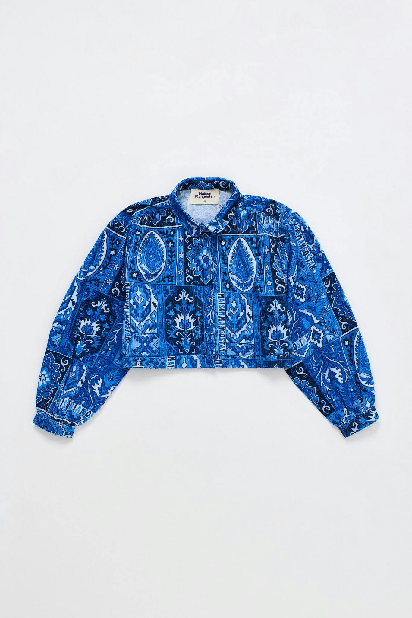 CARPET MICROCORDUROY SHIRT BLUE
