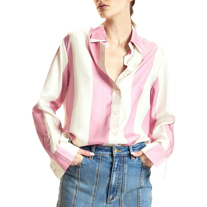 Collectible Stripe Silk Shirt