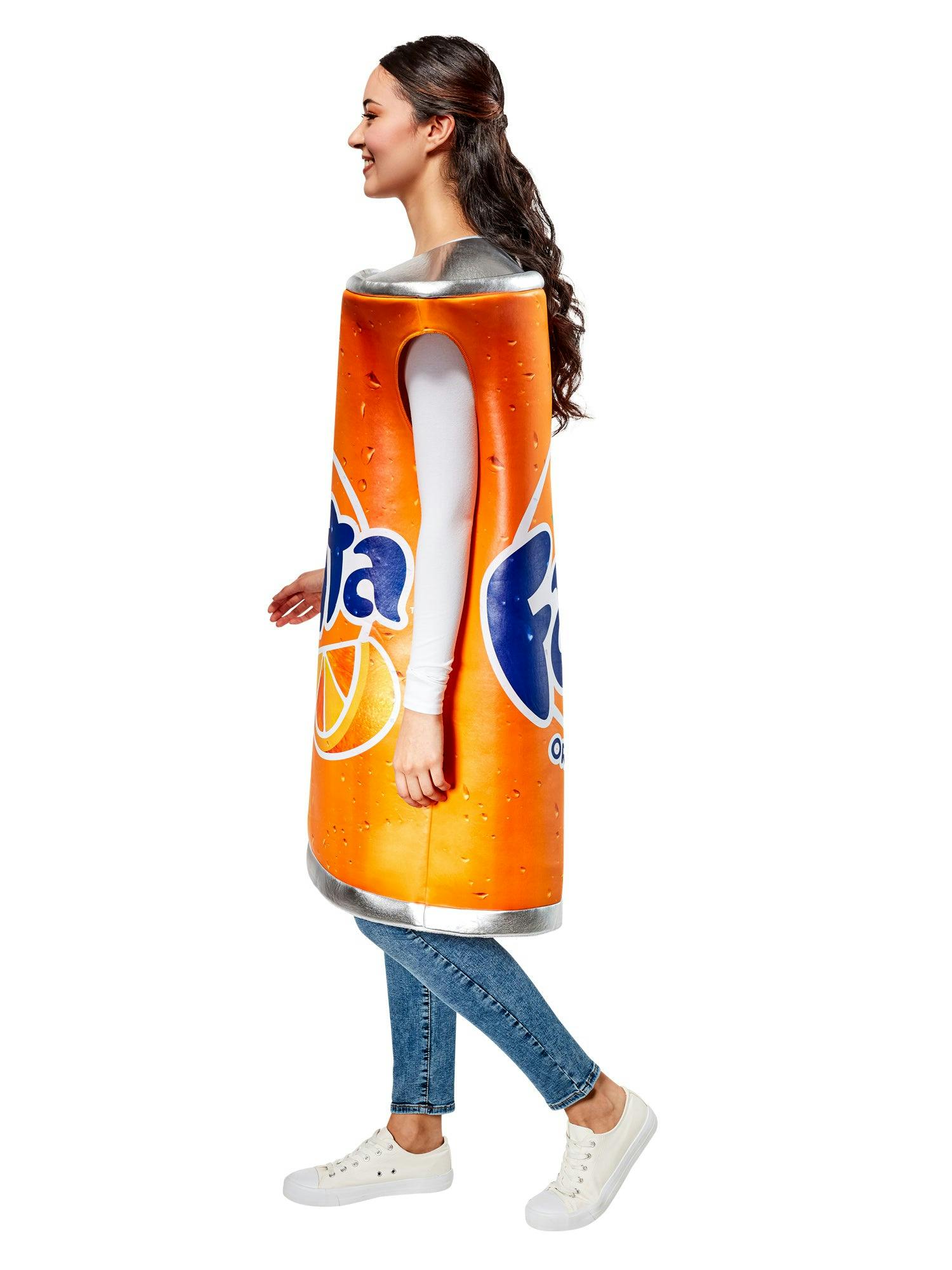 Adult Orange Fanta Can Costume