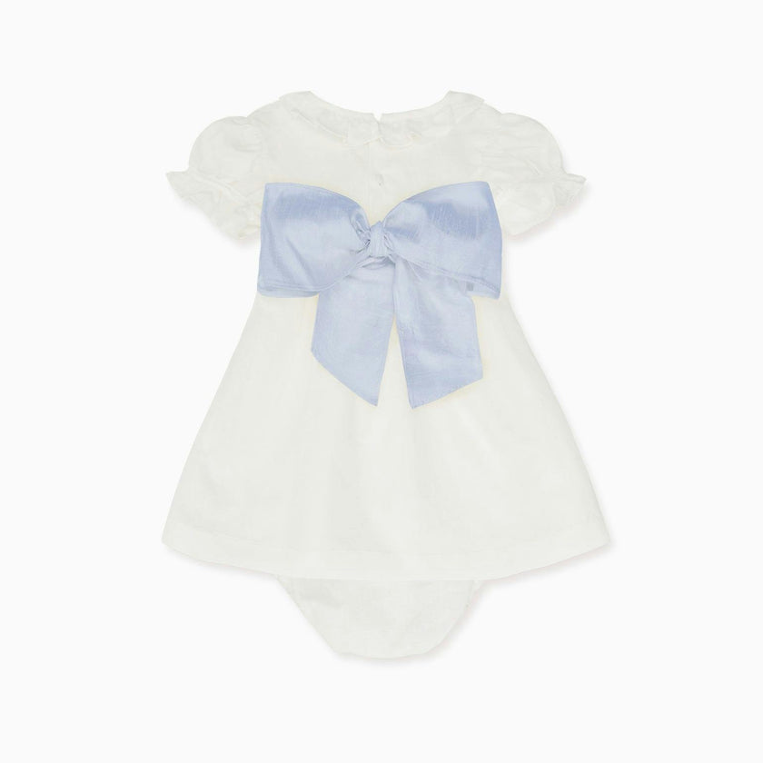 Vega Ceremony Baby Girl Set with Silk Sash