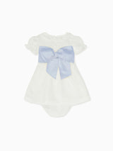 Vega Ceremony Baby Girl Set with Silk Sash