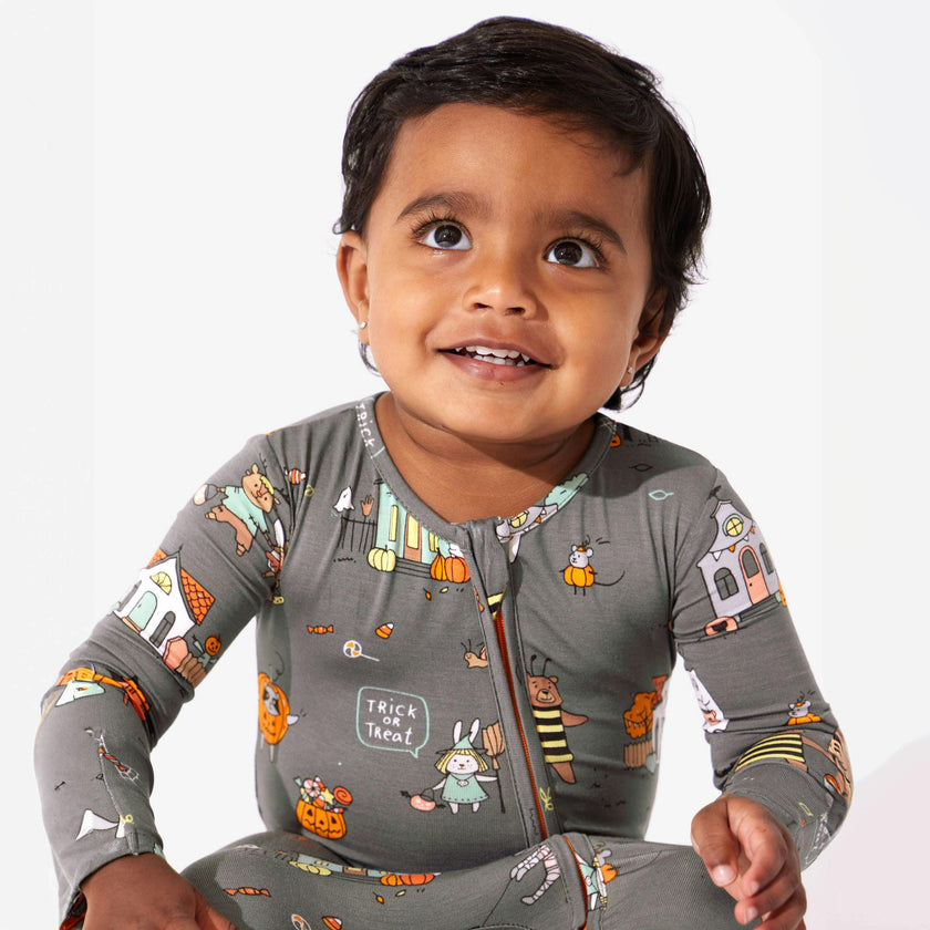 Trick or Treaters Bamboo Convertible Footie