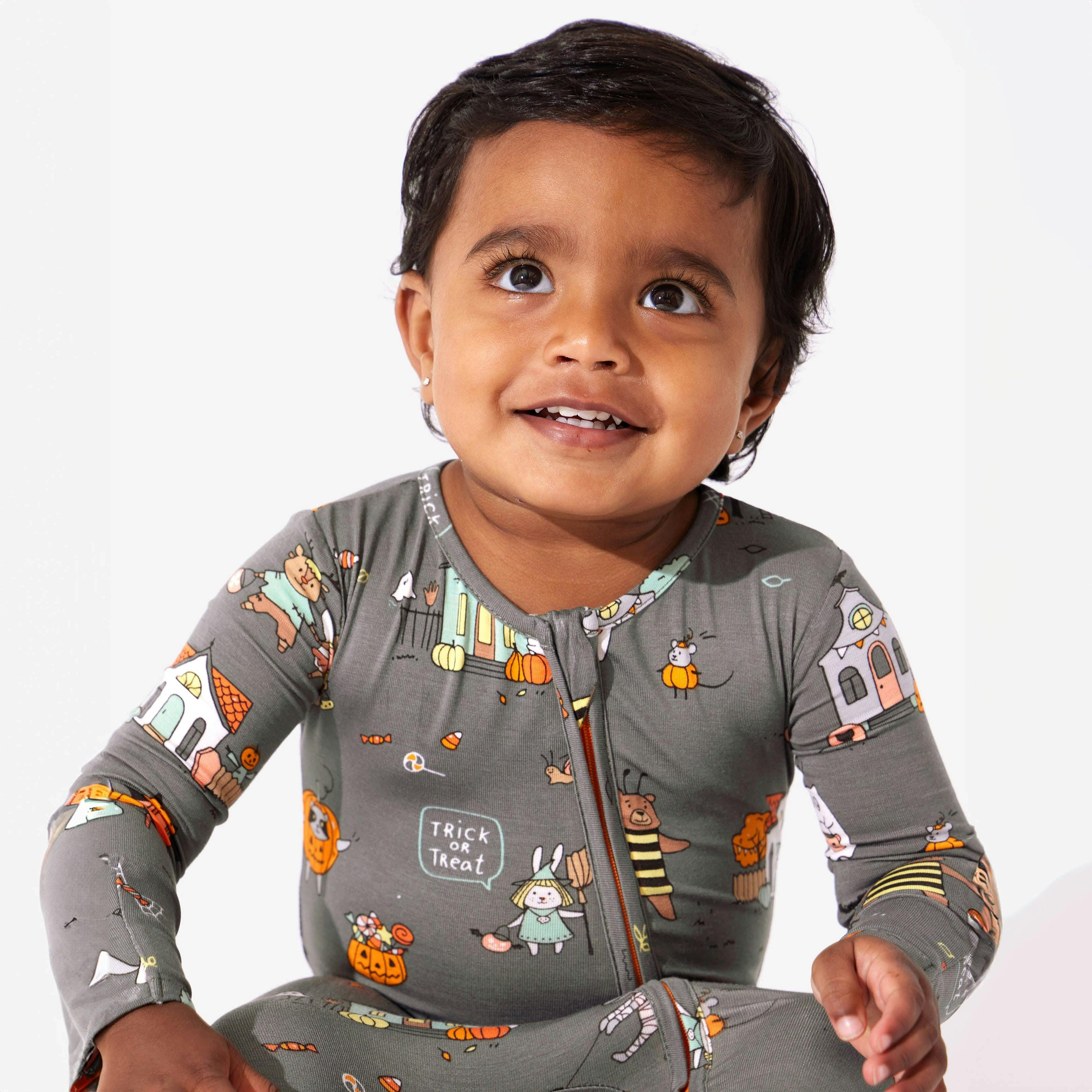 Trick or Treaters Bamboo Convertible Footie