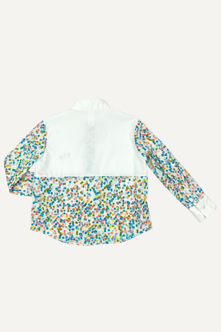 PATCHWORK BUTTON DOWN