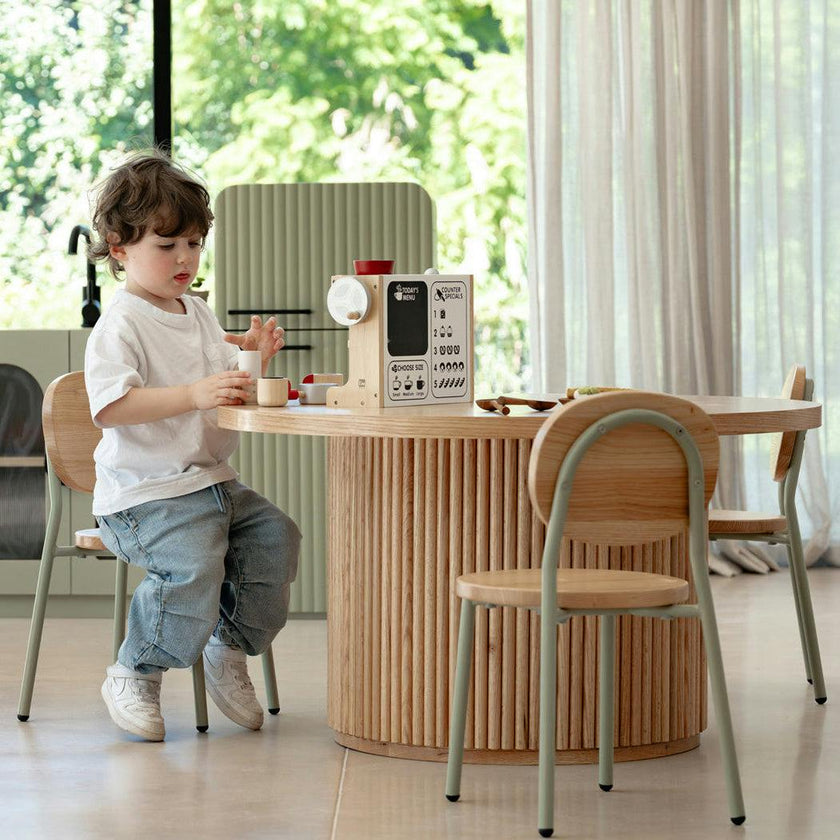 Ottie Stackable Chair - 12" Seat Height - Sage