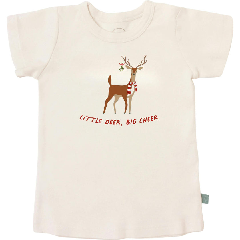 graphic tee | little deer big cheer