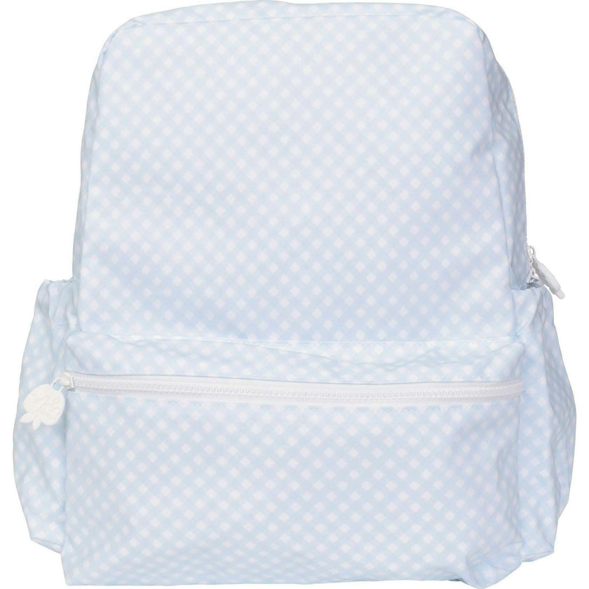 The Backpack in Blue Gingham