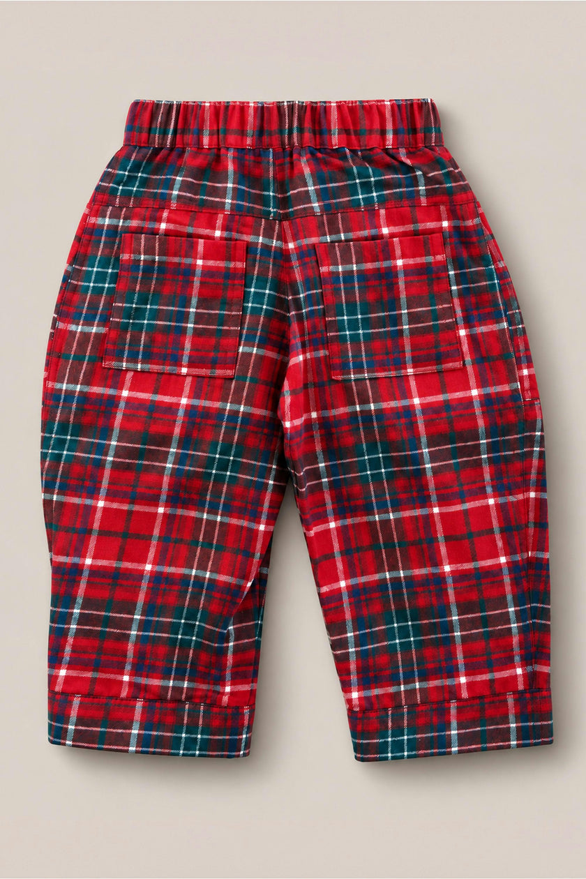 Baby Boys Oliver Pants in Christmas Cheer Plaid