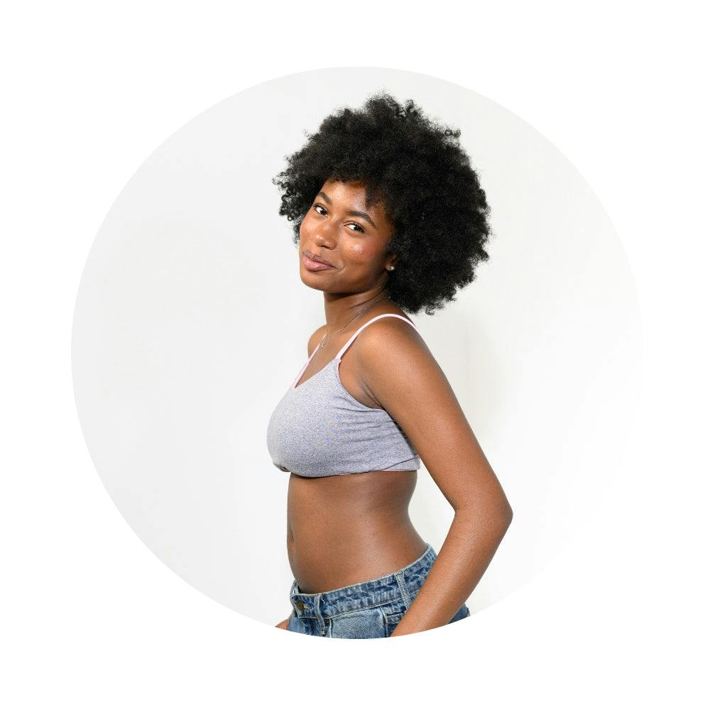 Bleum Petal Padded Reversible Girls Bralette Blush-Dove