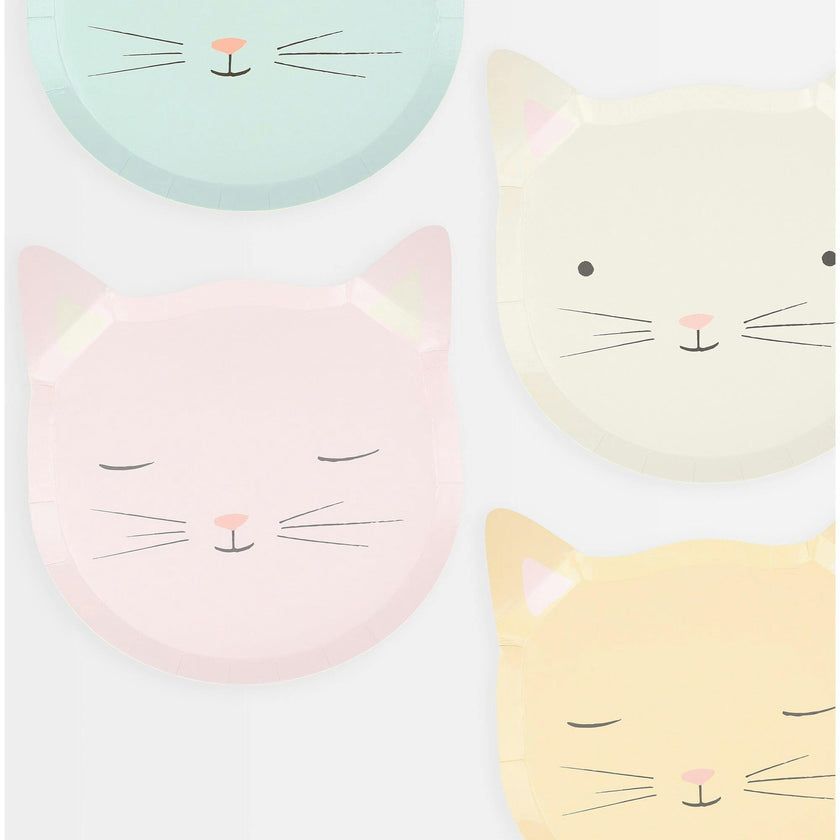 Cute Kitten Plates