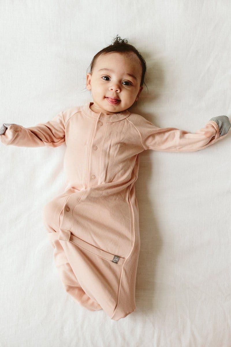 24 HOUR CONVERTIBLE GOWN | ROSE — Bamboo Organic Cotton Blend