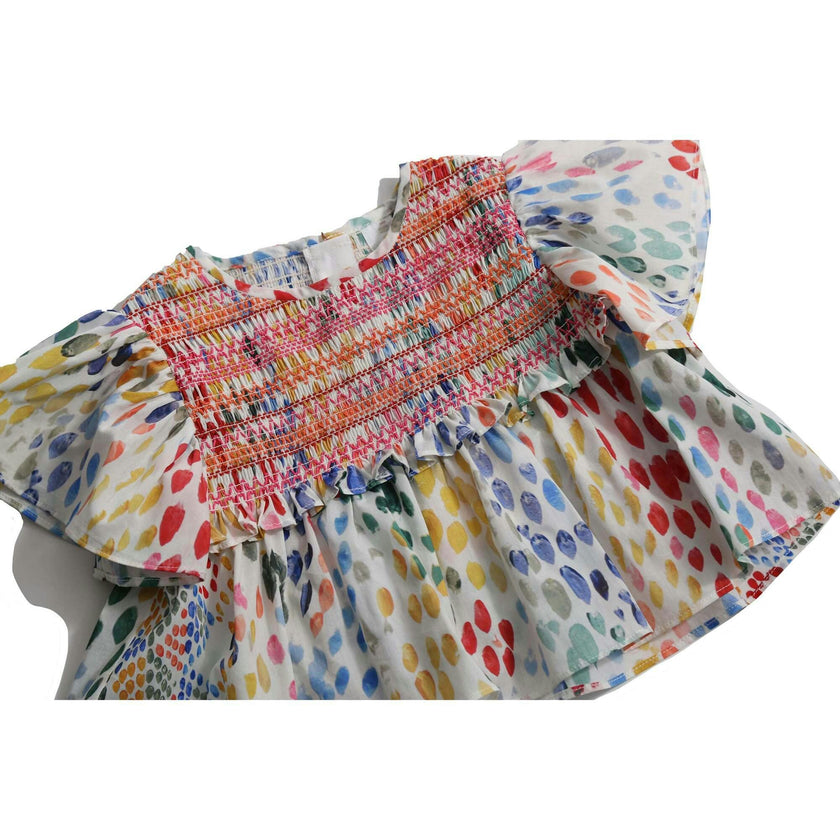 BABY SOFIA SMOCKED BLOUSE