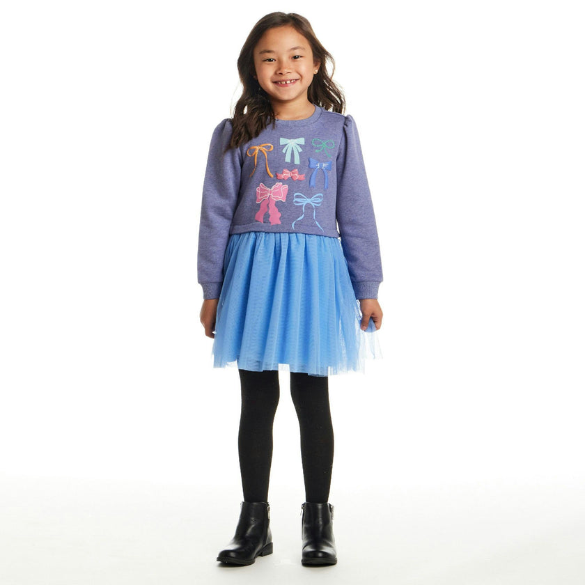 Kids Heather Sweatshirt Dress
