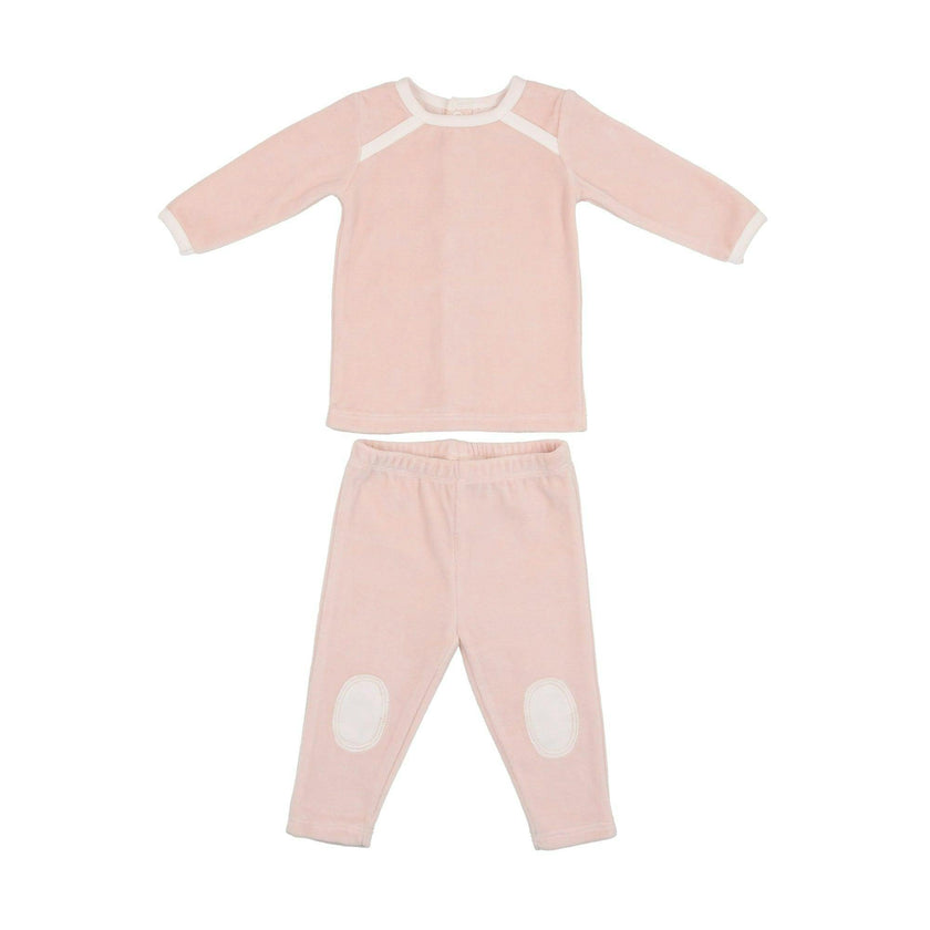 Velour Patch Lounge Set