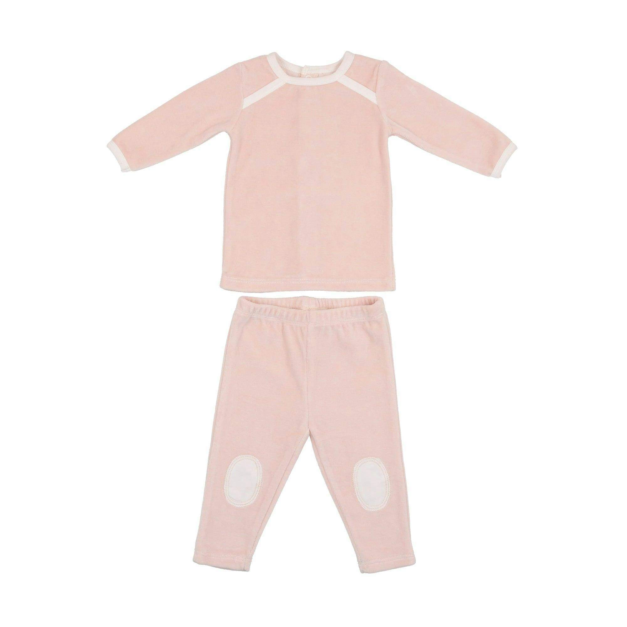 Velour Patch Lounge Set