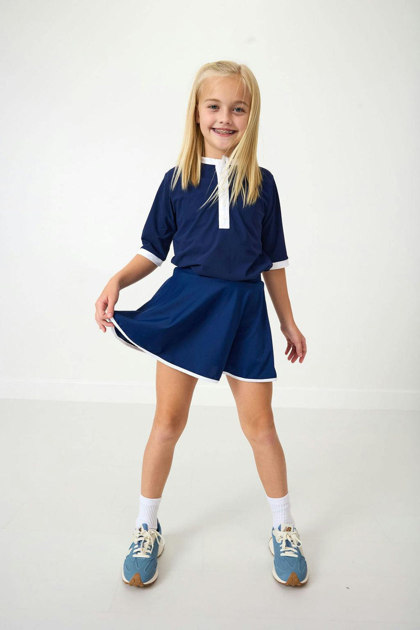 Girls Henley Top