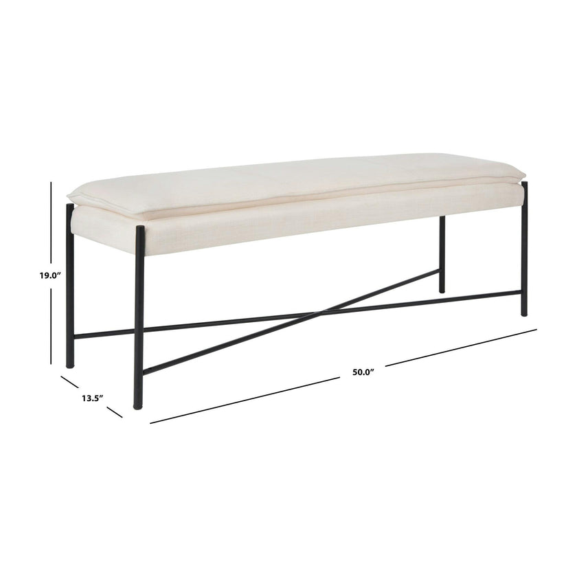 Kara Cushioned X Bench