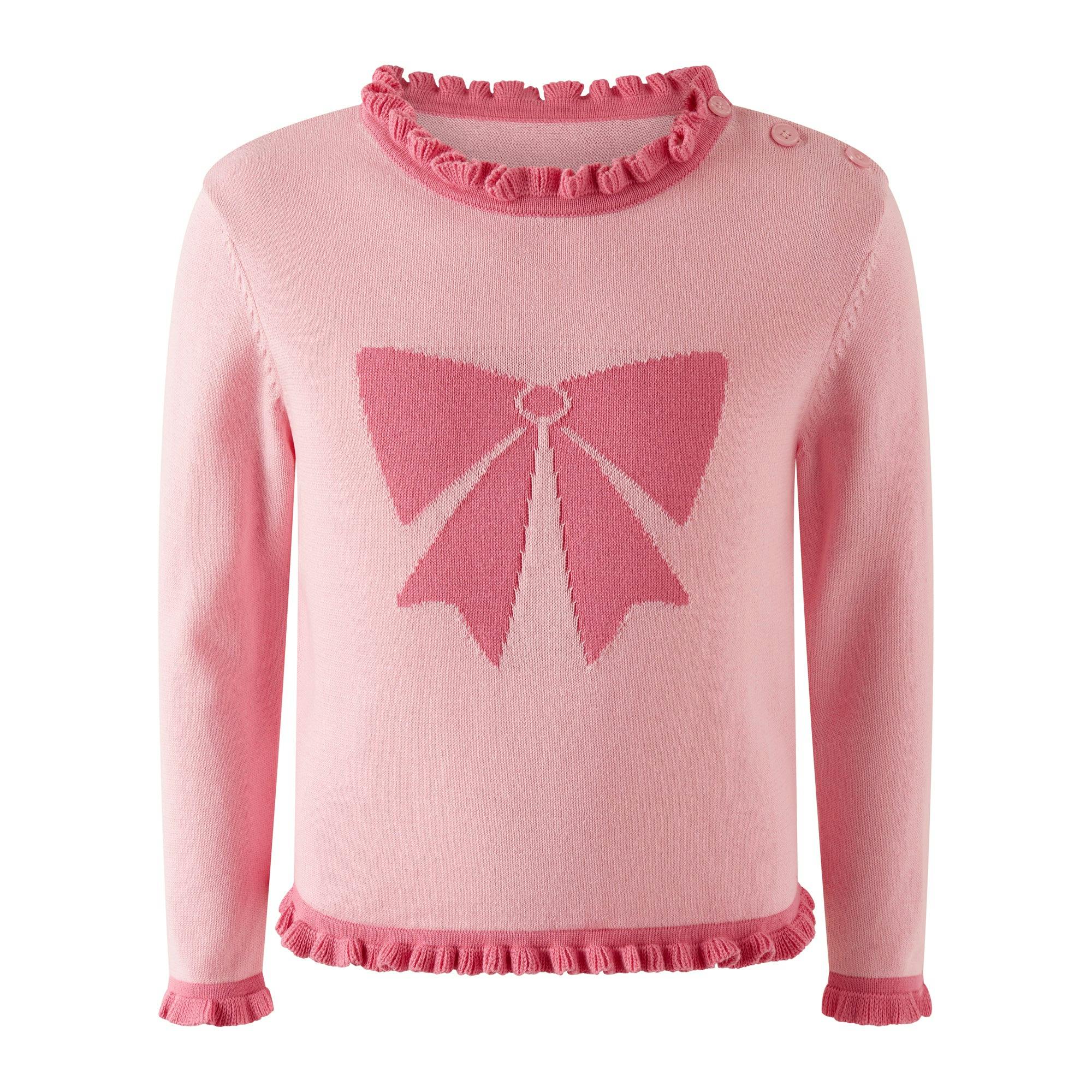 Pink Bow Sweater