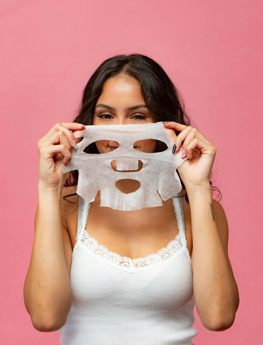 Anti Breakout Face Mask and Acne Patch Cherry Glow Duo