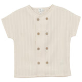 Textured Double Breasted Shirt