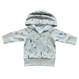 Girls Hooded Jacket in Botanical