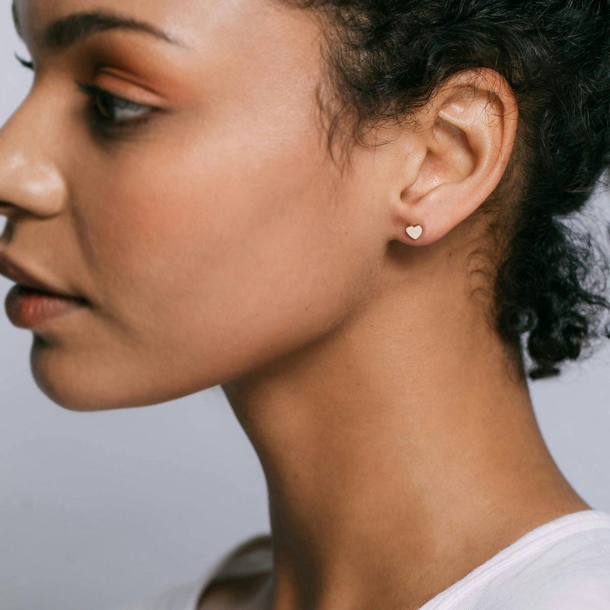Heart Stud Earrings