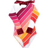 Sunset Beach Rainbow One Piece Long Sleeve