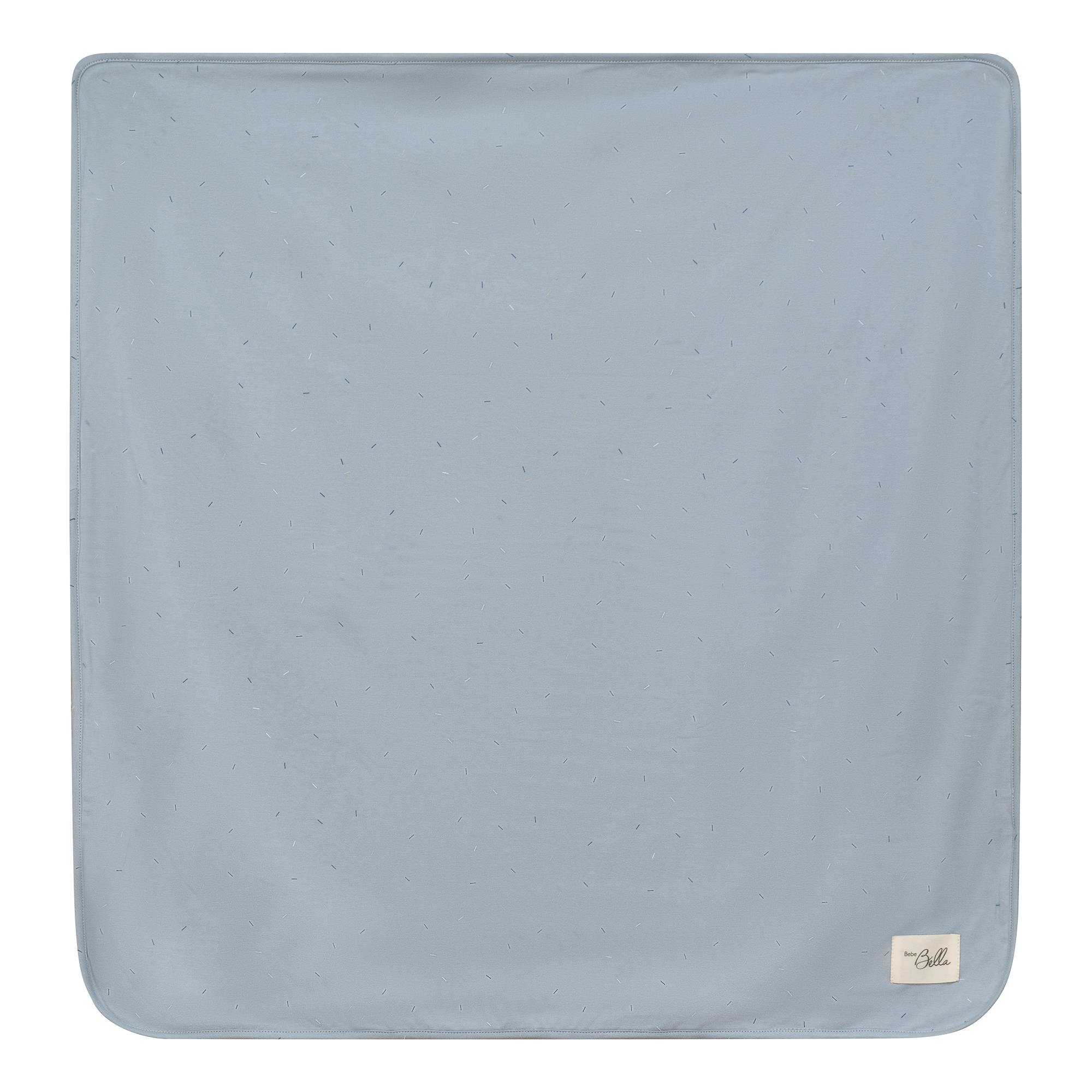 Sprinkle Print Blanket Blue Mist