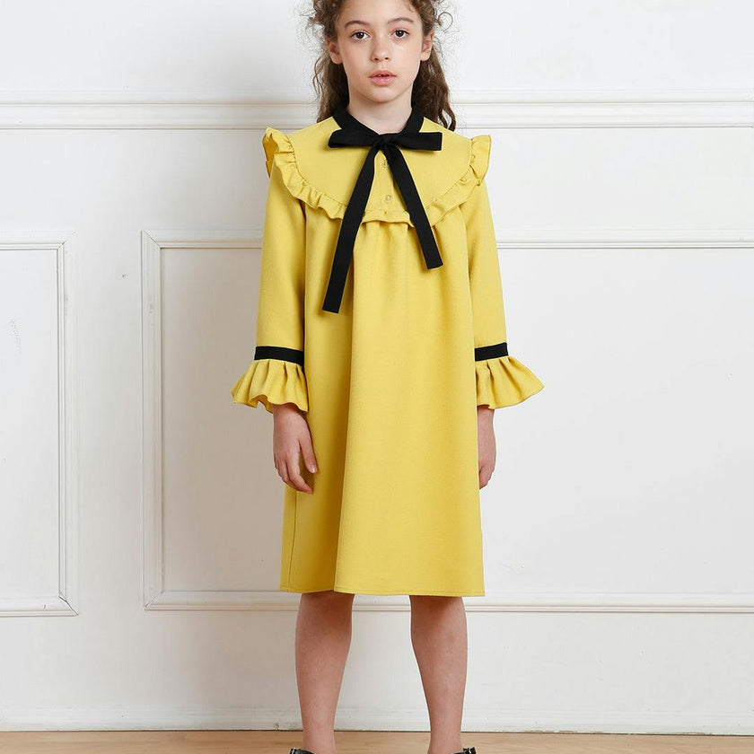 Emma dress (dandelion yellow)