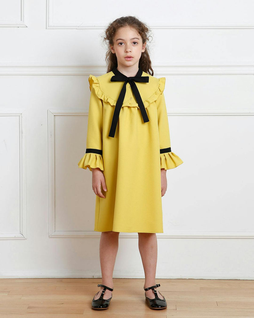 Emma dress (mustard)