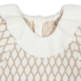 Organic Ruffle Collar Sweater Dress - Baby