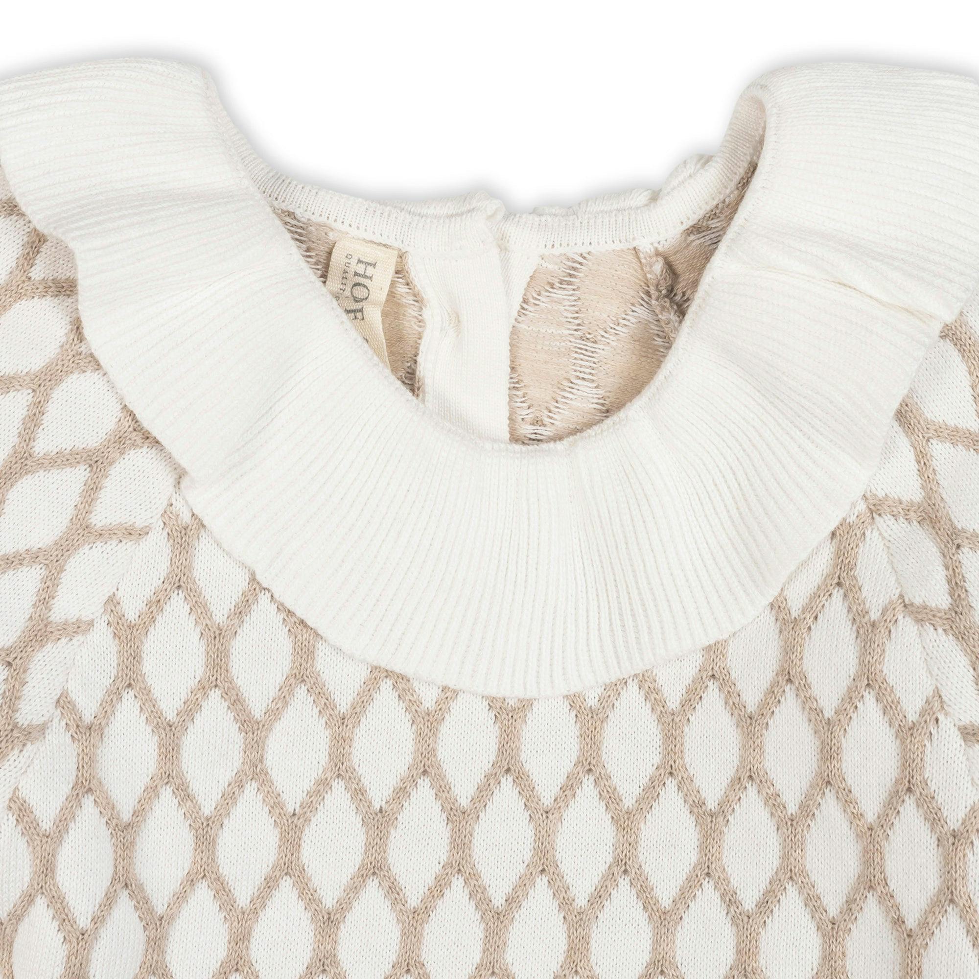 Organic Ruffle Collar Sweater Dress - Baby