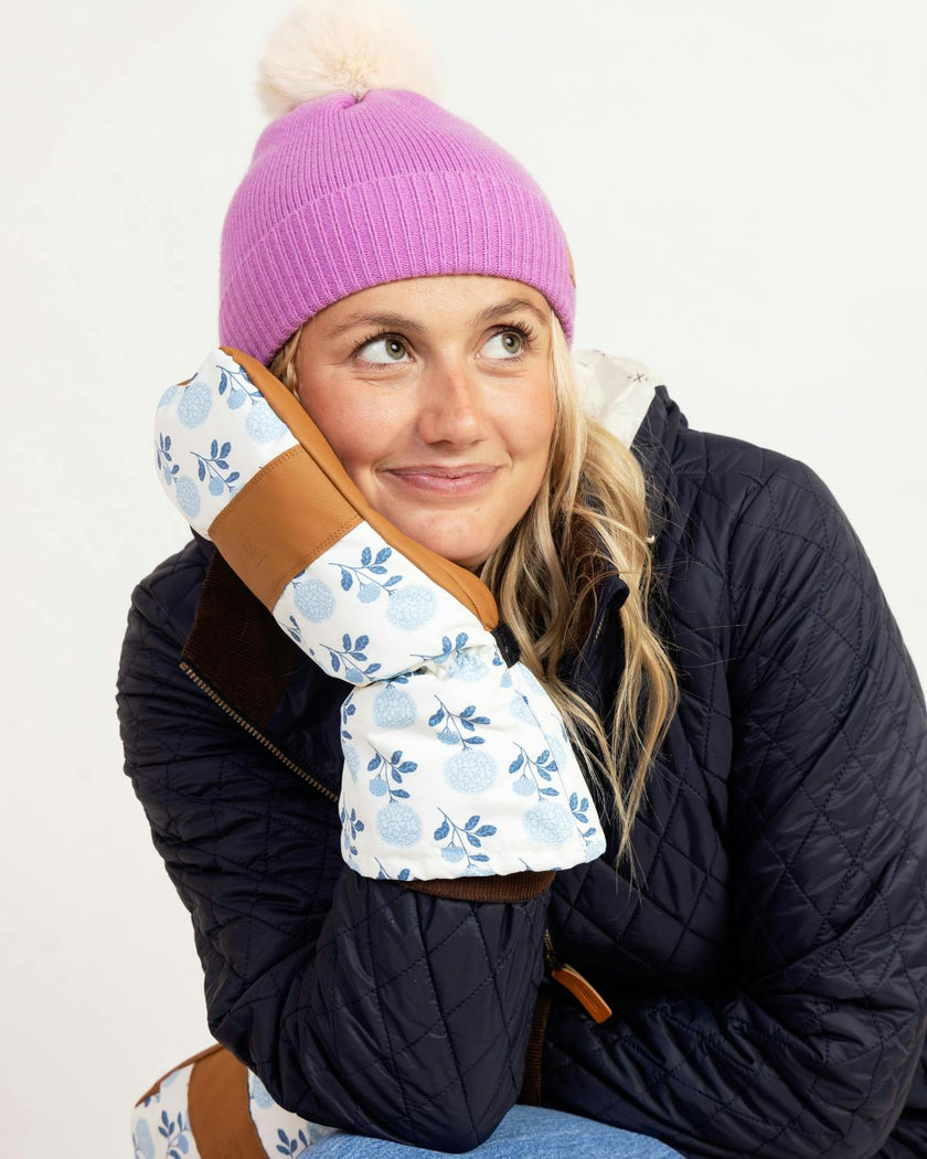 Women's Waterproof Mitten in Hydrangea
