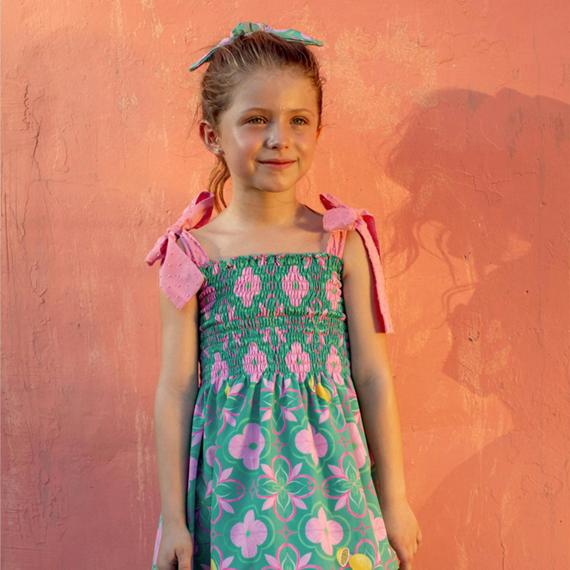 AZULEJO VERDE - WAFFLE DRESS