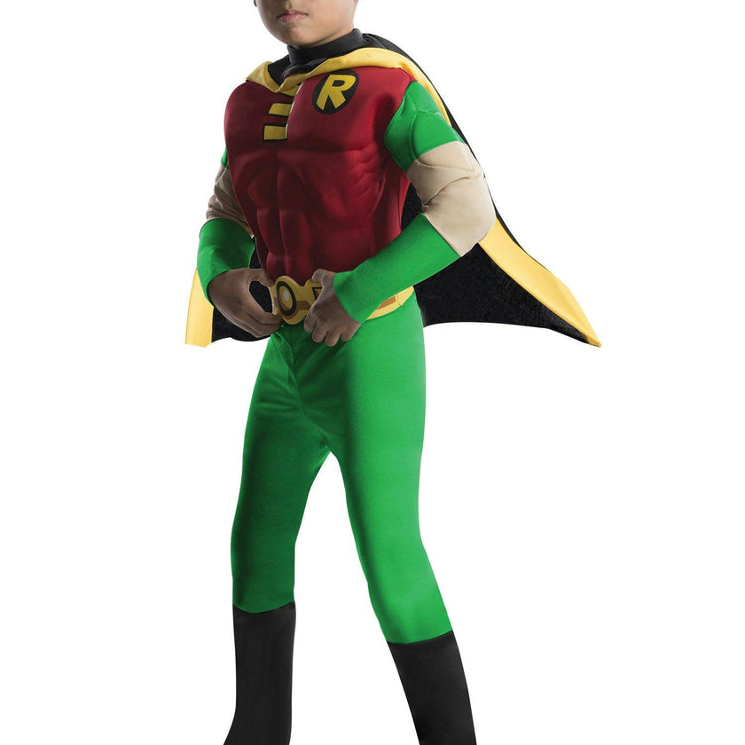 Teen Titans DC Comics Robin Muscle Chest Deluxe Toddler/Child Costume