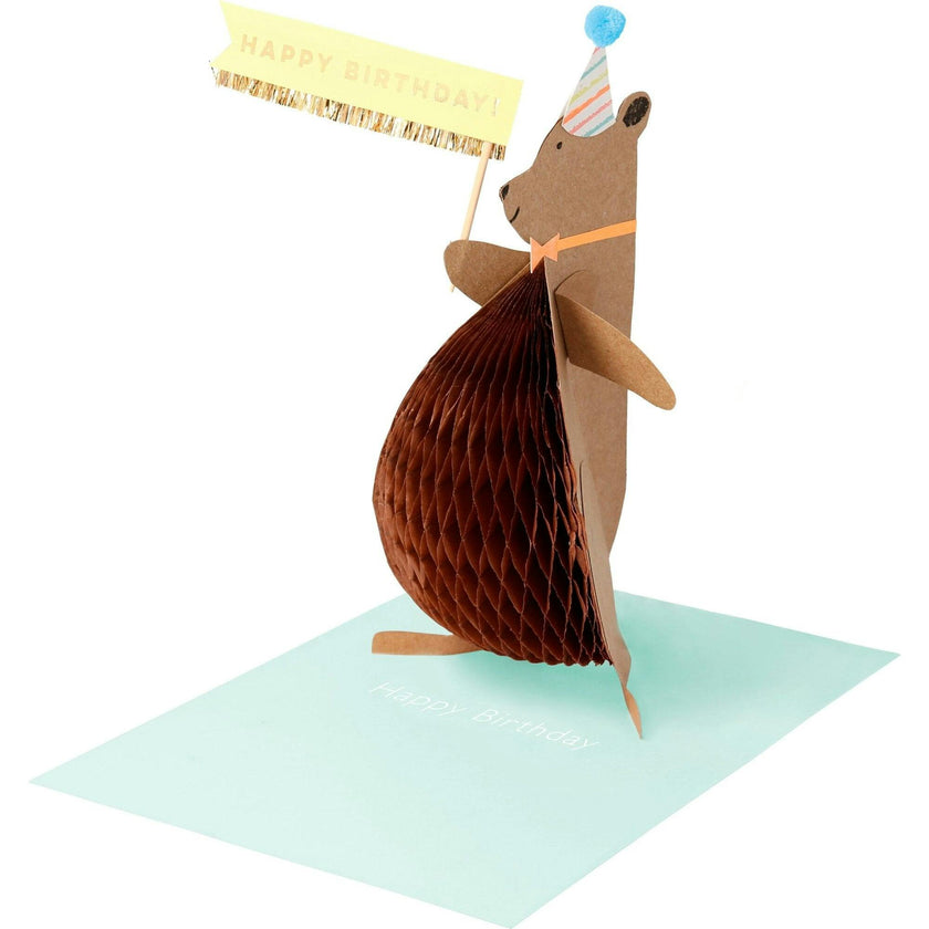 Honey Stand-Up Birthday Card