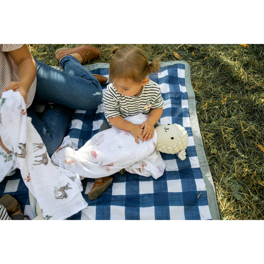 Cotton Muslin Swaddle Blanket - Forest Friends