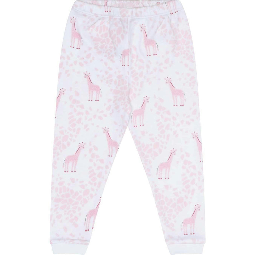 Pink Giraffe Print Pajama