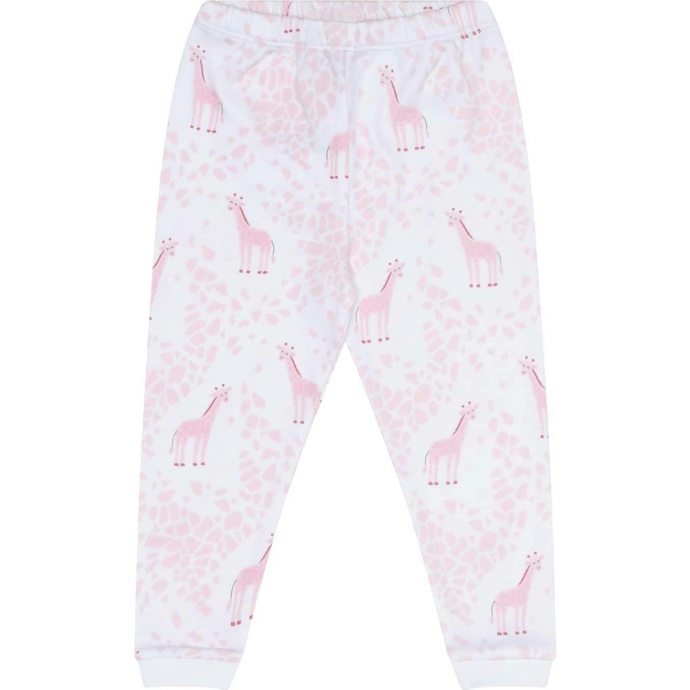 Pink Giraffe Print Pajama