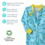 SHAWN Snug-fit Footless Baby Pajamas for Boys & Girls