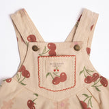Overall Romper in Cherry Bloom