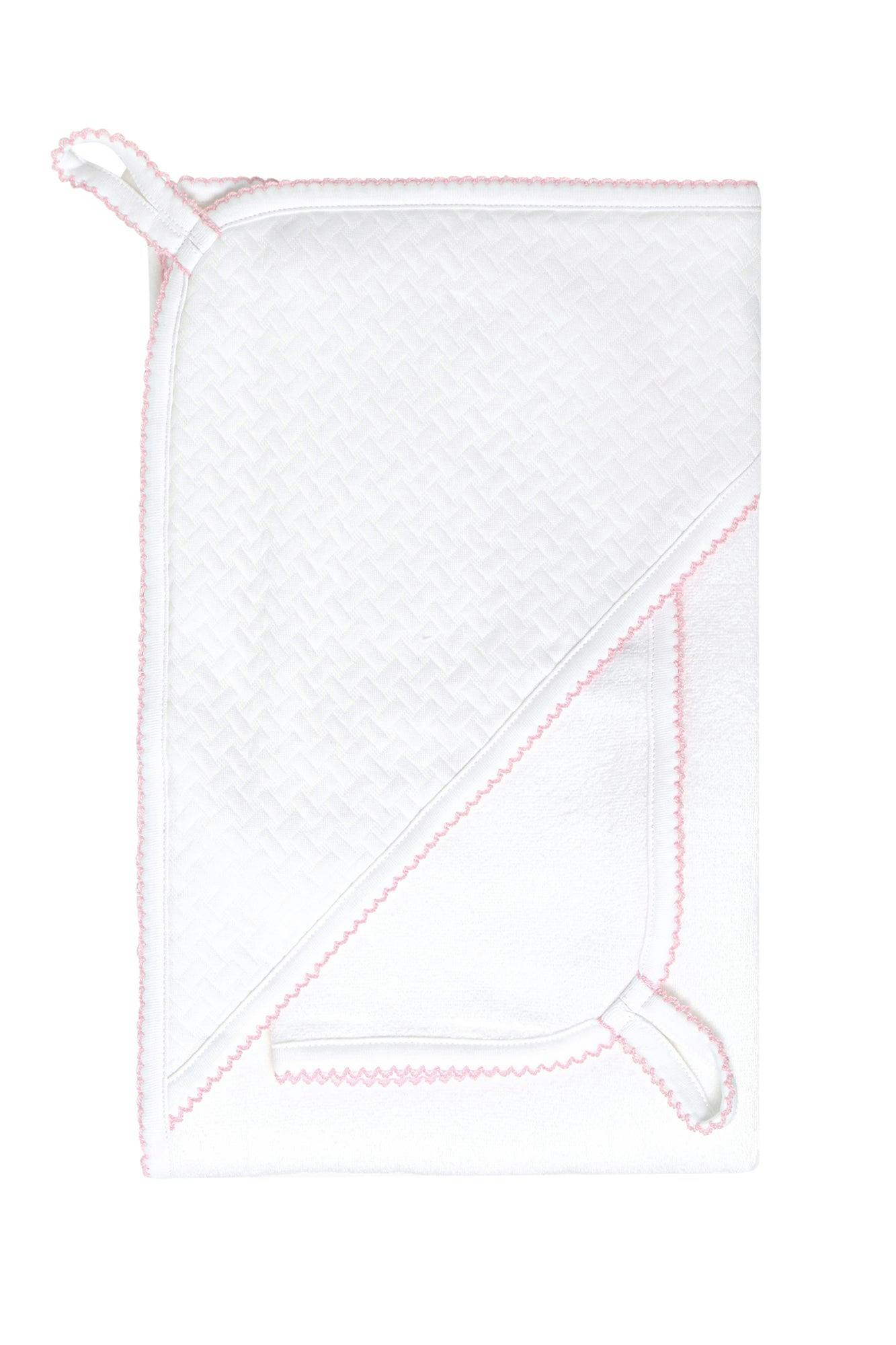 Basket Weave Hooded Baby Towel